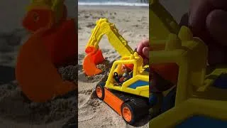 Thumbnail: Beach Excavator Sand Castle 🏖️ #shorts #blippi