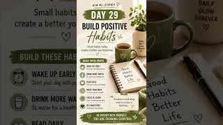 Thumbnail: Build Positive Habits ✨