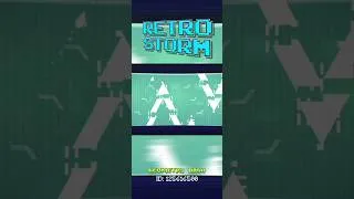 Thumbnail: ID: 125616500 | Retro Storm - by GenaMorphosis | Geometry Dash #gd #geometrydash #synthwave