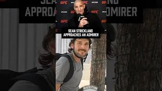 Thumbnail: Approaches an admirer | Sean Strickland #shorts #viral