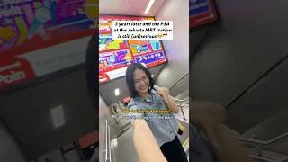 Thumbnail: Jakarta MRT: First stairs, now trash bin?! 🤡🤣🇮🇩 #travel #funny #psa #indonesia #jakarta #mrt