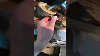 Thumbnail: Making a Silky Flat White ☕️ #Shorts