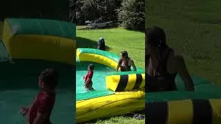 Thumbnail: Labor Day Family Water Slide Splash