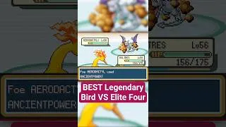Thumbnail: What's the BEST Legendary Bird to solo sweep the Elite Four in FRLG? (Part 3: Agatha & Lance)