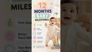 Thumbnail: Is Your 12-Month-Old on Track? 👶 #shorts