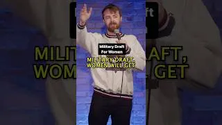 Thumbnail: Sorry ladies! #military #draft #standupcomedy #jokes #shorts #war