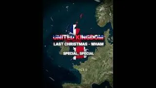 Thumbnail: Popular Christmas Songs From Different Countries #christmas #viral #fyp #mapping #xmas #shorts