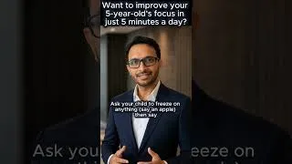 Thumbnail: How to improve your 5-year-old's focus in just 5 minutes a day. #parentingtips #childdevelopment