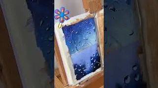 Thumbnail: Painting water again ☔️ #Shorts #OilPainting