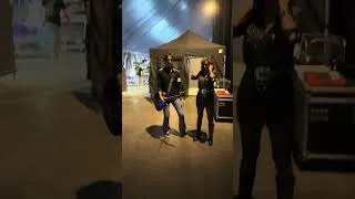 Thumbnail: ROXETTE playing GENT! 15 seconds before the show! Video by Åsa.