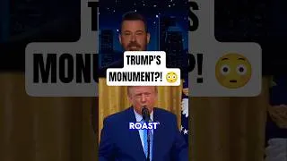 Thumbnail: Trump's Monument Joke Gets Roasted! | Reaction #trump #jimmykimmel #jimmyfallon #funny #usa #shorts