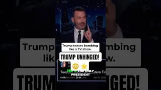 Thumbnail: Trump's Wild Easter Weekend! | Iran Ultimatum Reaction 😳 #trumpnews #jimmykimmel #jimmyfallon #usa