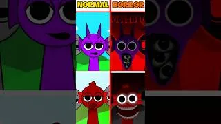 Thumbnail: .Normal V 1 VS Horror V 2. Incredibox Sprunki