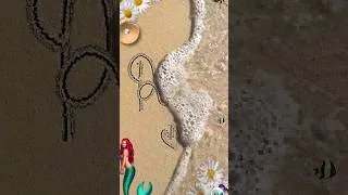 Thumbnail: Riya Name Art On Sand 🥰💗 #shorts #riya #artvideo #viralshorts #funnyshorts #reels
