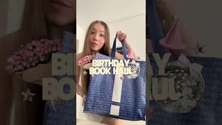 Thumbnail: Birthday book haul 🤭💝 # #booktok #booktube #shorts #tiktok #bookhaul #recommended #books
