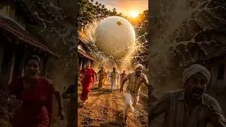 Thumbnail: GIANT Rasgulla Rolling Down The Hill! 😂🍥 #GiantRasgulla #VillageComedy