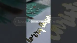 Thumbnail: Christmas Cards With Gold Foil | Buy now on #ArtworkByGab Etsy Store (Link in Description)