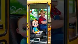 Thumbnail: The Wheels on the Bus  Learn Farm Animal Sounds 🎵  Fun School Bus Song for Kids  Nursery Rhymes