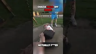 Thumbnail: WHEN NYKCHAZZA FELL OFF A SWING! #angryginge13 #shorts #bovboys