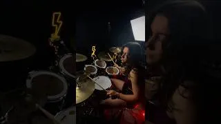 Thumbnail: 🪩 @muse - Hysteria                #drumcover #muse #drummer #femaledrummer #hysteria
