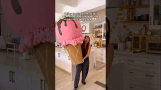 Thumbnail: ✨DIY Giant Ice Cream Cone!🍦