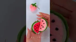 Thumbnail: Watermelon Keychain tutorial 🍉 #crafts