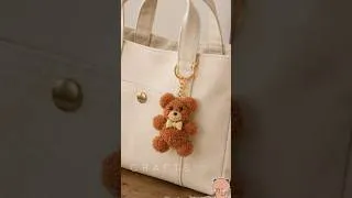Thumbnail: Cute baby bear Keychain tutorial 🧸💫 #craft #diy #diykeychain