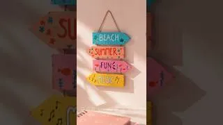 Thumbnail: DIY Summer Beach Sign | Easy Room Decor Idea 🏖️☀️