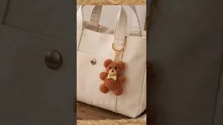 Thumbnail: This Teddy Bear Keychain is too Cute! 🥹🧸 #diy
