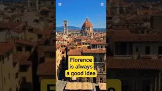 Thumbnail: Florence is always a good idea! #italy #florence #travel #beautiful #tuscany #firenze