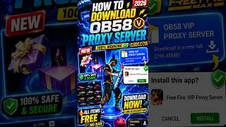 Thumbnail: Vip Proxy Server| Free Fire Proxy Server download kaise karen ? #proxyserver #shorts #freefire