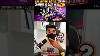 Thumbnail: June Month Evo Vault Confirm✅ #freefireshorts #shorts