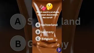 Thumbnail: 🍫 Which Country Produces the Most Chocolate in the World? 🌍 Only Genius Quiz Players Get It Right!
