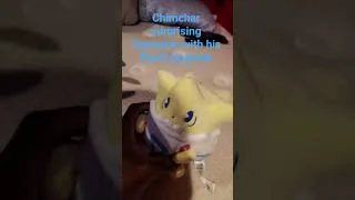 Thumbnail: Chimchar Surprises Vaporeon with his new Plush Upgrade