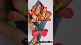 Thumbnail: 😯DIY Egg box bouquet 💐/easy birthday gift ideas/DIY paper flower bouquet/DIY gift idea#diy #birthday