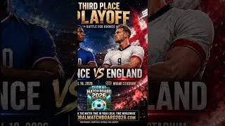 Thumbnail: 🥉 THE THIRD-PLACE PLAYOFF IS SET #globalmatchboard2026 #fifa #knockoutstage