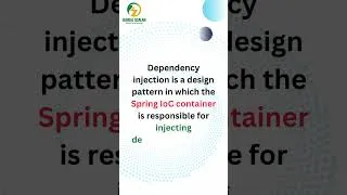 Thumbnail: Explain concept of dependency injection in Spring #javaforbeginners #javafortesting #javafullstack