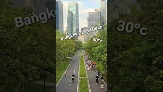 Thumbnail: Bangkok Best Sports Park Sunday Morning Exercise running and AnyWheel Benjakitti Central Park