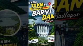 Thumbnail: POV-मुंबई से 70 KM दूर ये खूबसूरत Barvi Dam 😍 | One Day Trip Near Mumbai (No.#1) #shorts