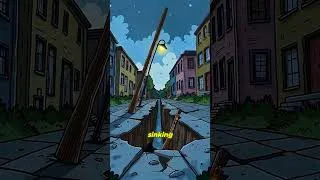 Thumbnail: This Ghost Town SANK 30 Feet Into the Earth!