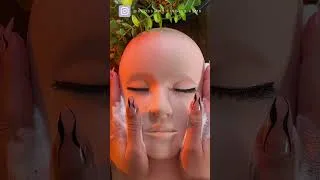 Thumbnail: ASMR This facial will make you TINGLE too!✨ Most RELAXING spa facial  #shorts