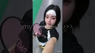 Thumbnail: Badminton 🏸 💗 #sport #badminton #shorts #relatable
