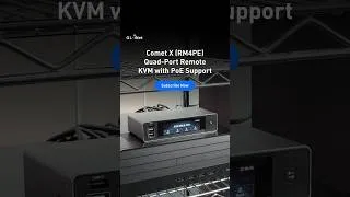 Thumbnail: 🚀 Comet X (GL-RM4PE), a quad-port remote KVM with PoE support, is coming soon!