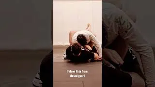 Thumbnail: Falcon Grip from closed guard #hamptonsjiujitsu #bjj #jiujitsu #gregmelita