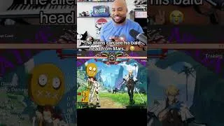 Thumbnail: He’s so bald he’s connected with the satellites ✌🏽😭 #grandmastaj #ggst #guiltygearstrive
