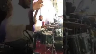 Thumbnail: Prinx Emmanuel playing drumz in a church service