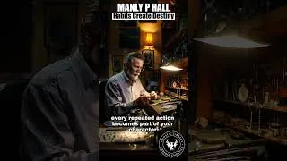 Thumbnail: 💥 MANLY P HALL ❯ Habits Create Destiny 💖