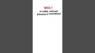 Thumbnail: UPPSC VMO 2022 Reproduction PYQ | 5 Important Veterinary Reproduction MCQs in 60 Seconds