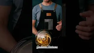Thumbnail: Giant Vintage Edison Globe Lightbulb Smoked Gunmetal with Spiral Filament