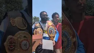 Thumbnail: Jaron Boots Ennis showing off belts and awards from his hometown Philadelphia!!!!